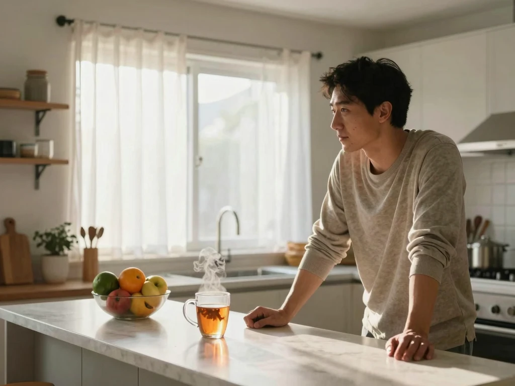 Minimal diagram of three habit blocks in a row